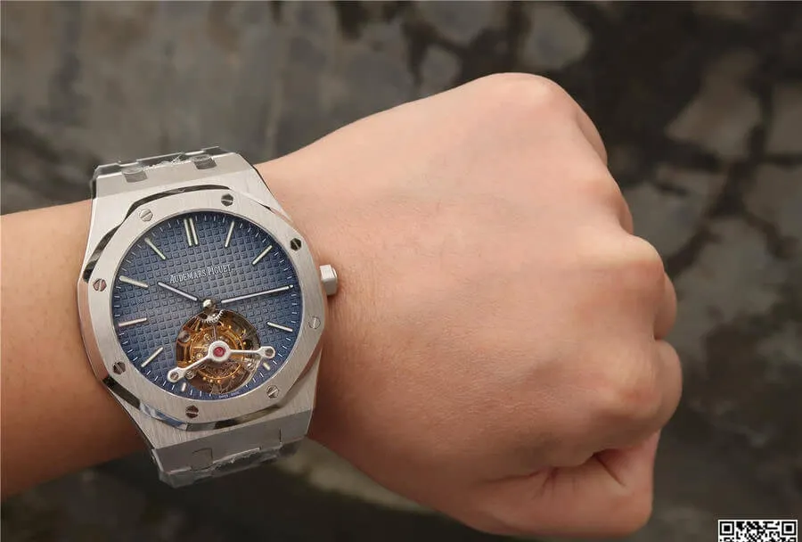 Audemars Piguet Royal Oak Tourbillon 26510IP.OO.1220IP.01 R8 Factory 1:1 Best Edition Replica Watch Titanium Case